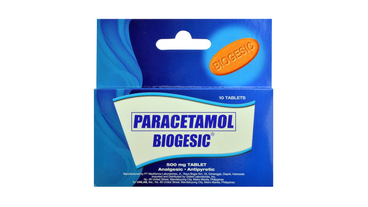 BIOGESIC Paracetamol 500mg (Tabs)