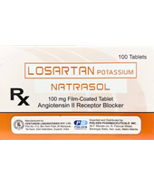 NATRASOL Losartan Potassium 100mg (Tablet)