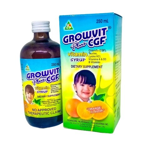 GROWVIT PLUS CGF 120ml/250ml (Syrup)