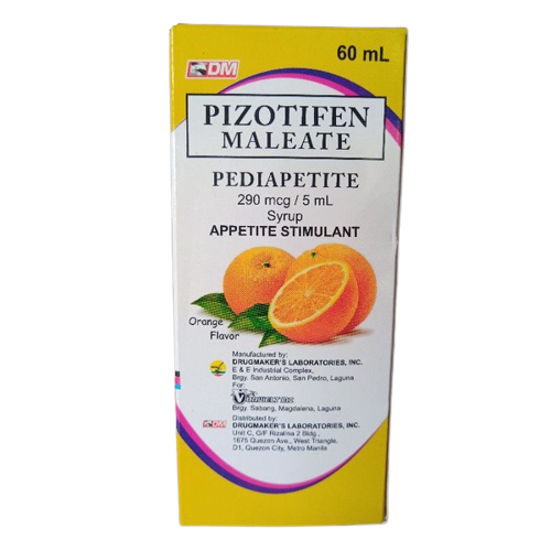 PEDIAPETITE Pizotifen Maleate 5mL (Syrup)