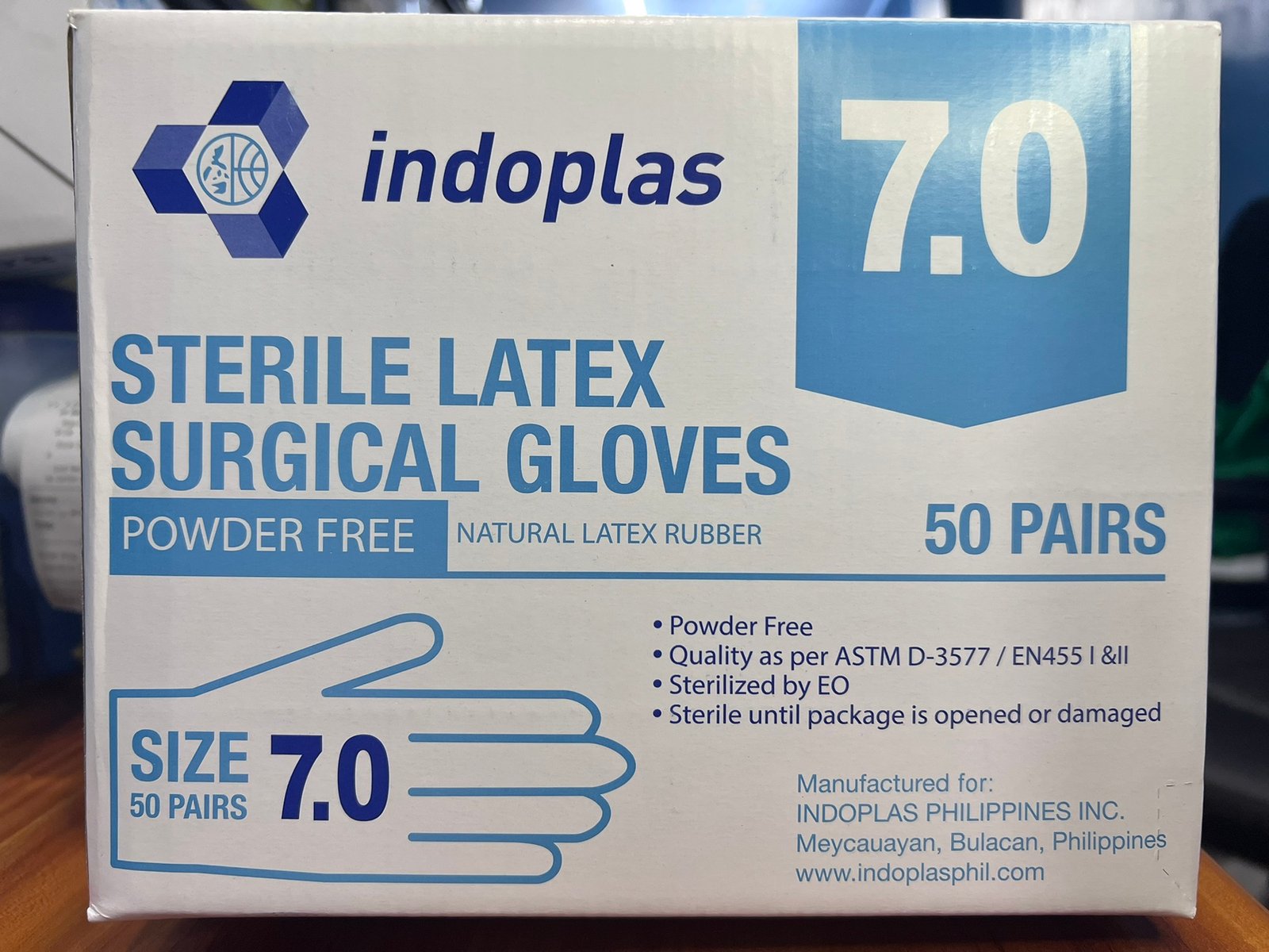 INDOPLAS Sterile Latex Surgical Gloves