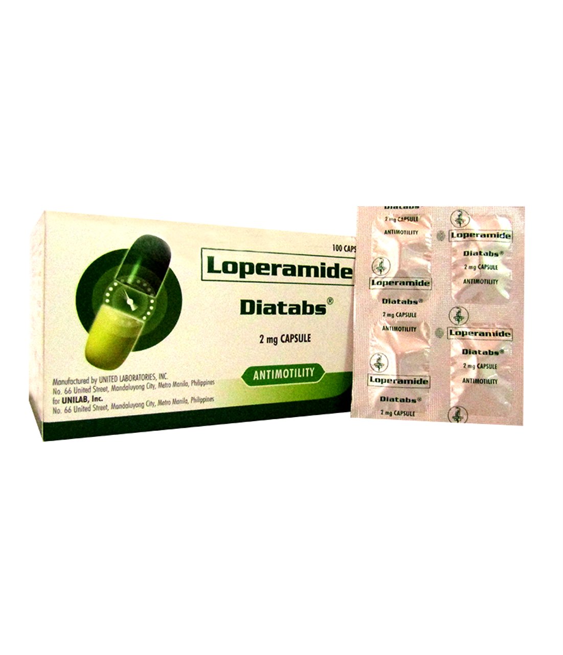 DIATABS Loperamide 2mg (Capsule)